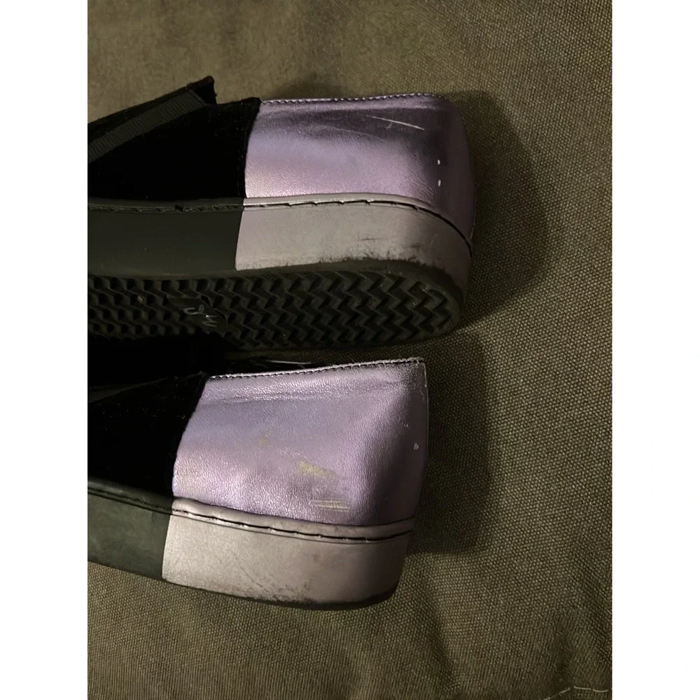 Free People Varsity Velvet Slip on Sneakers size 37/ US 6.5